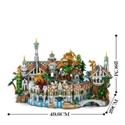 Reobrix 55015 Duskvale Sanctum The Lord of the Rings Rivendell 4406Pcs Building Blocks Kids Toy Reobrix 55015 Duskvale Sanctum The Lord of the Rings Modular Buildings