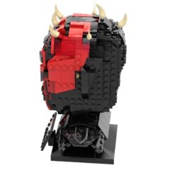 Star Wars Darth Maul Helmet Bust MOC-82933 Space Battle Model 592Pcs Building Blocks Kids Toy Star Wars Maul Helmet Collection MOC-82933