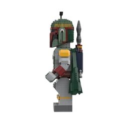 Star Wars Mandalorian Boba Fett Mega Figure on Mega Throne Bust MOC-139377 Space Battle Model 5134Pcs Building Blocks Kids Toy Star Wars Boba Fett Mega Figure Bust MOC-139377