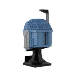 Star Wars Holiday Special Boba Fett Helmet Collection MOC-80503 Space Battle Model 596Pcs Building Blocks Kids Toy Star Wars Holiday Special Boba Helmet Collection MOC-80503