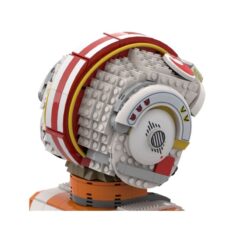 Star Wars Luke Skywalker Red Five Mega Figure Bust MOC-105887 Space Battle Model 1970Pcs Building Blocks Kids Toy Star Wars LukeSkywalker Red Five Mega Figure Bust MOC-105887