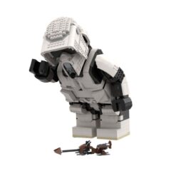 Star Wars Scout Trooper Mega Figure Bust MOC-89648 Space Battle Model 1702Pcs Building Blocks Kids Toy Star Wars Scout Trooper Mega Figure Bust MOC-89648