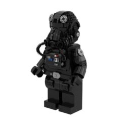 Star Wars Tie Fighter Pilot Mega Figure Bust MOC-88934 Space Battle Model 2350Pcs Building Blocks Kids Toy Star Wars Tie Fighter Pilot Mega Figure Bust MOC-88934
