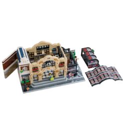Brick Cross Train Station 910034 Ideas Creator Series Modular 3050Pcs Building Blocks Kids Toy Brick Cross Train Station 910034 Ideas Creator Series Modular Building Blocks Kids Toy