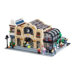 Brick Cross Train Station 910034 Ideas Creator Series Modular 3050Pcs Building Blocks Kids Toy Brick Cross Train Station 910034 Ideas Creator Series Modular Building Blocks Kids Toy
