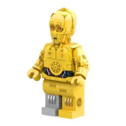 C-3PO Mega Figure Bust MOC-140976 Space Battle Model 2545Pcs Building Blocks Kids Toy C-3PO Mega Figure Bust MOC-140976