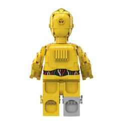 C-3PO Mega Figure Bust MOC-140976 Space Battle Model 2545Pcs Building Blocks Kids Toy C-3PO Mega Figure Bust MOC-140976