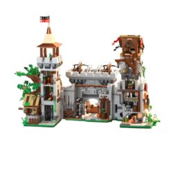 Iambrick 40210 Holy Spirit Knight's Fortress Modular Building Architecture 2568Pcs Building Blocks Kids Toy Iambrick 40210 Holy Spirit Knight's Fortress