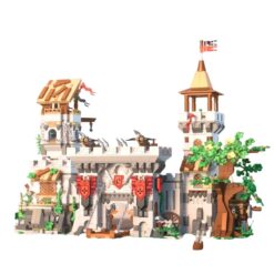 Iambrick 40210 Holy Spirit Knight's Fortress Modular Building Architecture 2568Pcs Building Blocks Kids Toy Iambrick 40210 Holy Spirit Knight's Fortress