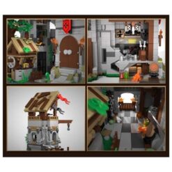 Iambrick 40210 Holy Spirit Knight's Fortress Modular Building Architecture 2568Pcs Building Blocks Kids Toy Iambrick 40210 Holy Spirit Knight's Fortress