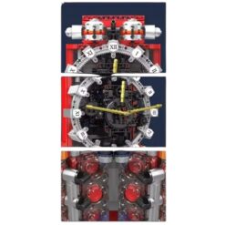 Mould King 10187 Cyberpunk Mechanical Engine Clock 1601Pcs Building Blocks Kids Toy Mould King 10187 Cyberpunk Mechanical Engine Clock
