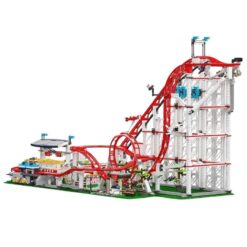 Mould King 11014 Roller Coaster Amusement Park Funfair Track 3646Pcs Building Blocks Kids Toy Mould King 11014 Roller Coaster