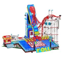 Mould King 11015 Octopus Swing Ride Creative Amusement Park 1668Pcs Building Blocks Kids Toy Mould King 11015 11015 Octopus Swing Ride