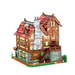 ReoBrix 66018 Medieval Bistro Modular Building Architecture 2868Pcs Building Blocks Kids Toy Reobrix 66018 MEDIEVAL BISTRO