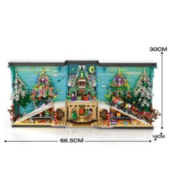 ReoBrix 66033 Merry Christmas Bookstand 3260Pcs Building Blocks Kids Toy Reobrix 66033 Merry Christmas Bookstand