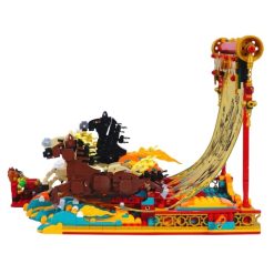 Galloping Horses Canvas 80119 Spring Festival 1650Pcs Building Blocks Kids Toy Galloping Horses Canvas 80119