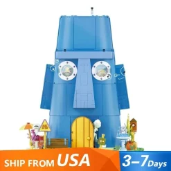 Squidward Tentacles' House Area-X AB0078 Moai-inspired Head