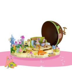 Patrick's Rock AREA-X AB0089 Spongebob SquarePants 1300Pcs Building Blocks Kids Toy Patrick's Rock AREA-X AB0089 Spongebob