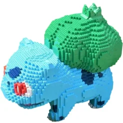 Bulbasaur Life size Pokemon MOC Creature 4741Pcs Building Blocks Kids Toy Pokemon Bulbasaur Life Size MOC Building Set