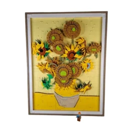 Vincent van Gogh Painting Sunflowers 31215 Van Gogh collection 2615Pcs Building Blocks Kids Toy Vincent van Gogh – Sunflowers 31215 Van Gogh collection