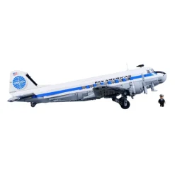 Douglas DC-3 PAN AM Airliner Aircraft 11378 Ideas Creator 1903Pcs Building Blocks Kids Toy - Image 2