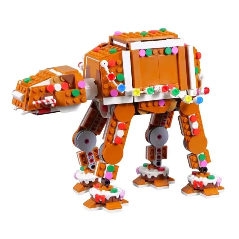 Gingerbread AT-AT Walker 40806 Star Wars 697Pcs Building Blocks Kids Toy Gingerbread AT-AT Walker 40806 Star Wars