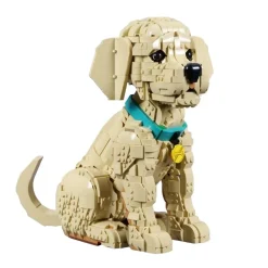 Golden Retriever Puppy 11384 Dog Idea Creations 2102Pcs Building Blocks Kids Toy Golden Retriever Puppy 11384 Idea Creations