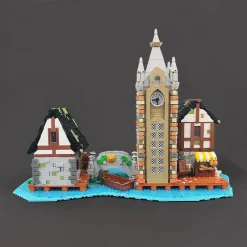 Jiestar 89150 Medieval Market Medieval Castle Architecture 3335Pcs Building Blocks Bricks Kids Toy JIESTAR 89150 Medieval Market Medieval Castle