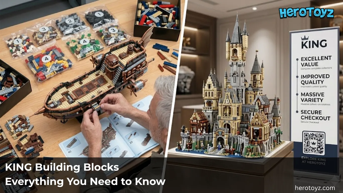 KING Building Blocks Collaboration with HeroToyz - Everything You Need to Know KING Building Blocks