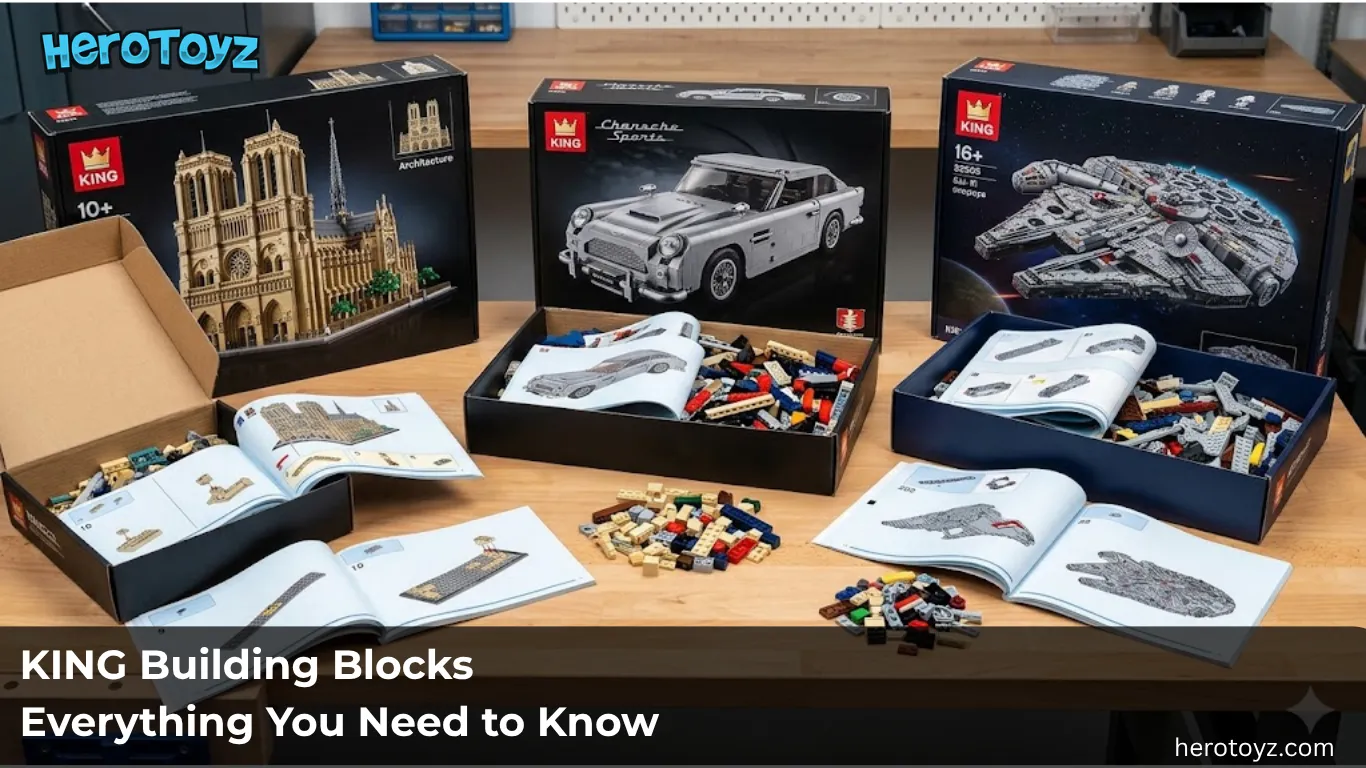 KING Building Blocks Collaboration with HeroToyz - Everything You Need to Know KING Building Blocks