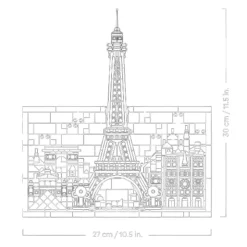 Paris - City of Love 21064 Idea Creation 958Pcs Building Blocks Kids Toy Paris - City of Love 21064 Idea Creation