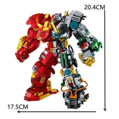 Iron Man Hero Avenger LW2081 Hulkbuster Space Battle Model 1203Pcs Building Blocks Kids Toy Iron Hero Avenger MOC-2081 Space Battle Model
