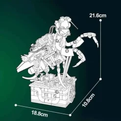 JD013 Machinery Mantis Small Angle Creator Expert 392Pcs Building Blocks Kids Toy JD013 Machinery Mantis Small Angle Creator Expert