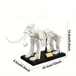Prehistoric Giant Beast Mammoth Fossil 36002 Dinosaur 406Pcs Building Blocks Kids Toy Prehistoric Giant Beast Mammoth Fossil 36002