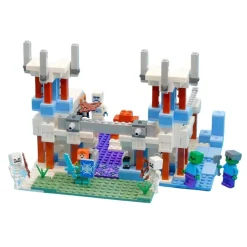 The Ice Castle 21186 Minecraft 499Pcs Building Blocks Kids Toy 1089 The Ice Castle 21186 Minecraft playset