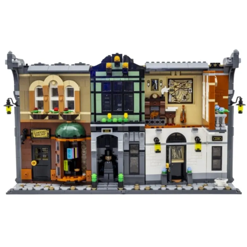 Sherlock Holmes Book Nook Detective 10351 Ideas 1359Pcs Building Blocks Kids Toy Sherlock Holmes Book Nook Detective 10351 Ideas 1359Pcs Building Blocks Kids Toy - Image 4