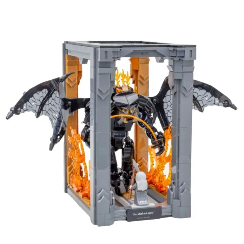 The Lord of the Rings Balrog Book Nook 10367 Idea Creator 1201Pcs Building Blocks Kids Toy The Lord of the Rings Balrog Book Nook 10367 Idea Creator