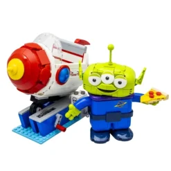 Alien with Pizza Planet Rocket Ride 43307 Disney 714Pcs Building Blocks Kids Toy Alien with Pizza Planet Rocket Ride 43307 Disney