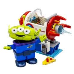 Alien with Pizza Planet Rocket Ride 43307 Disney 714Pcs Building Blocks Kids Toy Alien with Pizza Planet Rocket Ride 43307 Disney