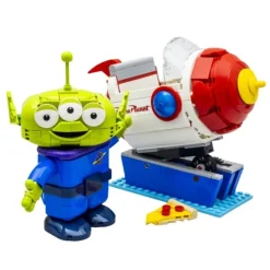 Alien with Pizza Planet Rocket Ride 43307 Disney 714Pcs Building Blocks Kids Toy Alien with Pizza Planet Rocket Ride 43307 Disney