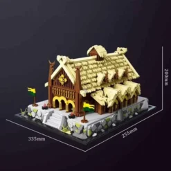 Golden Hall Rohan LOTR DK 6032 The Lord of the Rings 2321Pcs Building Blocks Kids Toy DK 6032 The Lord of the Rings Golden Hall Lotr