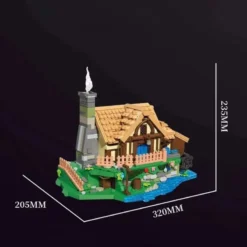 Lord of the Rings Dwarf Watermill DK 6035 1185Pcs Building Blocks Kids Toy DK 6035 Lord of the Rings Dwarf Watermill