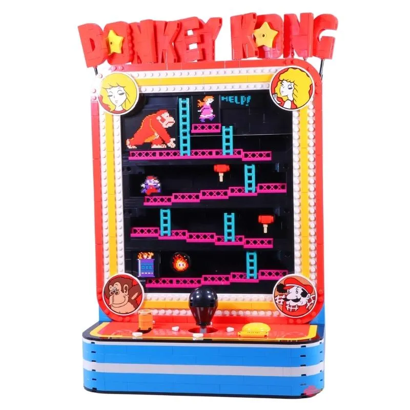 Donkey Kong Arcade 72051 Super Mario 1367Pcs Building Blocks Bricks Kids Toy Donkey Kong Arcade 72051 Super Mario