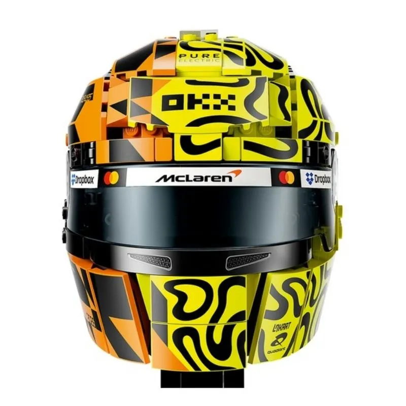 McLaren Mastercard F1 Team Lando Norris Helmet 43023 Formula 1 Race 793Pcs Building Blocks Kids Toy McLaren Mastercard F1 Team Lando Norris Helmet 43023 Formula 1 Race