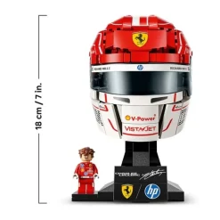 Scuderia Ferrari HP Charles Leclerc Helmet 43014 Formula 1 Race 886Pcs Building Blocks Kids Toy Scuderia Ferrari HP Charles Leclerc Helmet 43014 Formula 1 Race