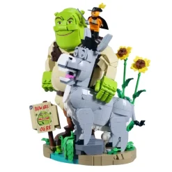 Shrek, Donkey & Puss in Boots 72423 Ideas Creator Movie1403Pcs Building Blocks Kids Toy Shrek, Donkey & Puss in Boots 72423 Ideas