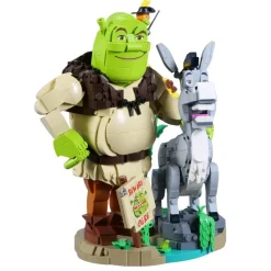 Shrek, Donkey & Puss in Boots 72423 Ideas Creator Movie1403Pcs Building Blocks Kids Toy Shrek, Donkey & Puss in Boots 72423 Ideas