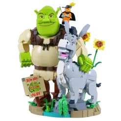 Shrek, Donkey & Puss in Boots 72423 Ideas Creator Movie1403Pcs Building Blocks Kids Toy Shrek, Donkey & Puss in Boots 72423 Ideas
