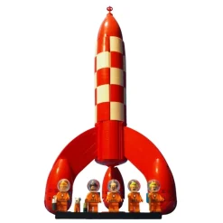 TinTin Moon Rocket 21367 Ideas Adventure 1283Pcs Building Blocks Kids Toy Tin Moon Rocket 21367 IDEAS