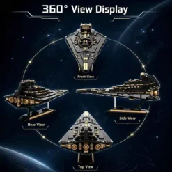 JG101 Star Wars Renaissance Class Star Destroyer Dreadnought Grand Admiral Thrawn's Fleet 1848Pcs Building Blocks Kids Toy Ex Mould King JG101 Star Wars Renaissance Class Star Destroyer Dreadnought Grand Admiral Thrawn's Fleet 1848Pcs Building Blocks Kids Toy
